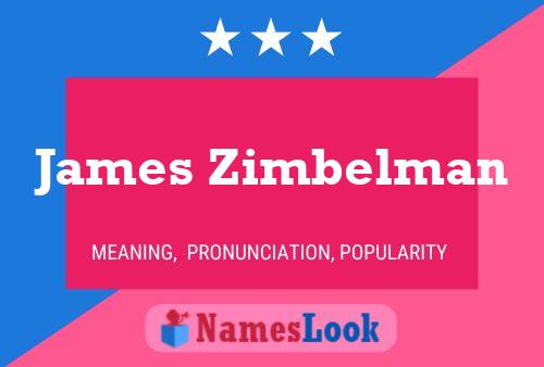 Постер имени James Zimbelman