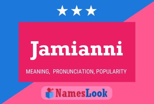 Постер имени Jamianni