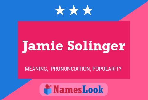 Постер имени Jamie Solinger