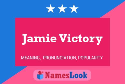 Постер имени Jamie Victory