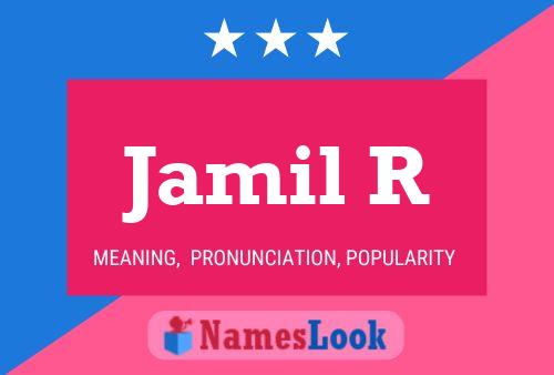 Постер имени Jamil R