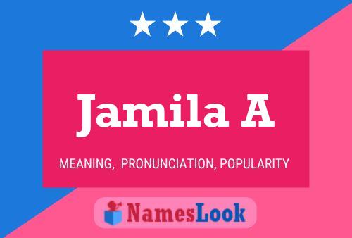 Постер имени Jamila A