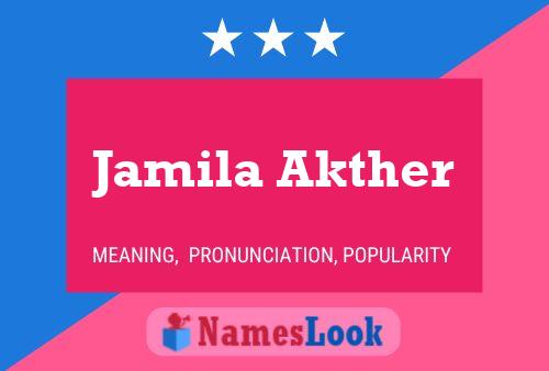 Постер имени Jamila Akther