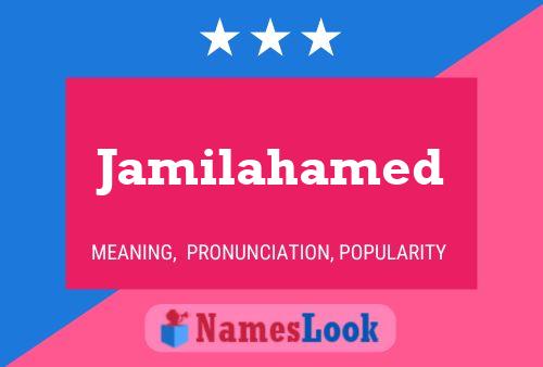 Постер имени Jamilahamed