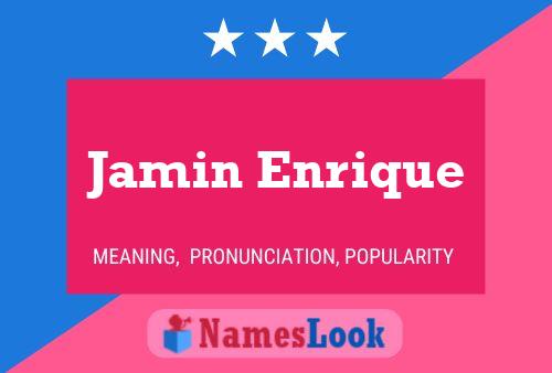 Постер имени Jamin Enrique