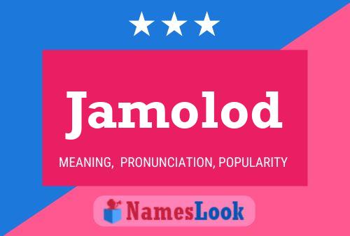 Постер имени Jamolod