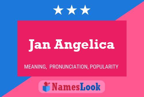 Постер имени Jan Angelica