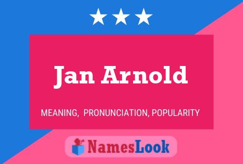 Постер имени Jan Arnold