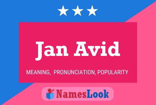 Постер имени Jan Avid