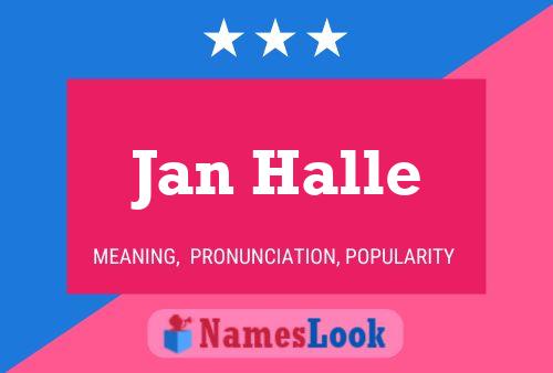 Постер имени Jan Halle