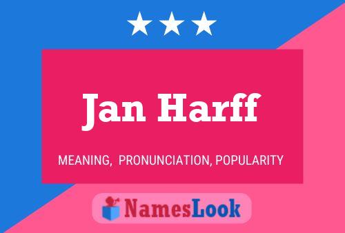 Постер имени Jan Harff