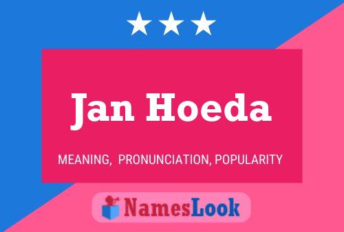 Постер имени Jan Hoeda