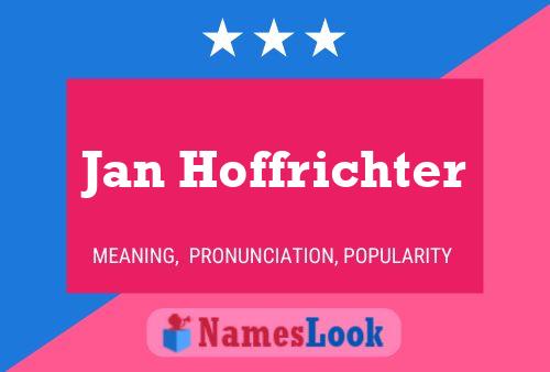 Постер имени Jan Hoffrichter