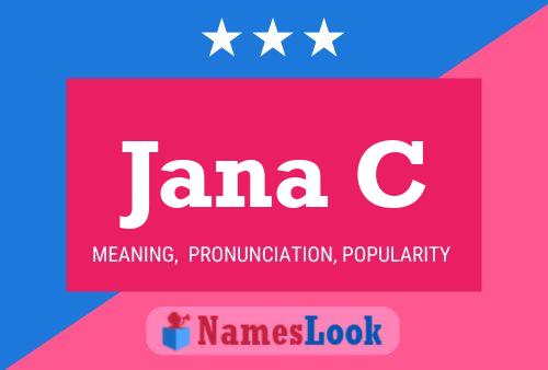 Постер имени Jana C