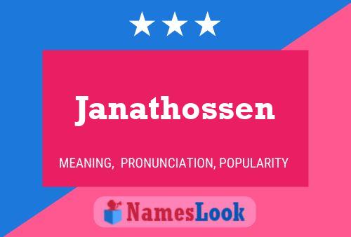 Постер имени Janathossen