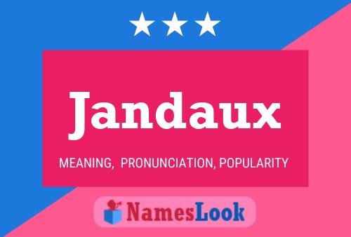 Постер имени Jandaux