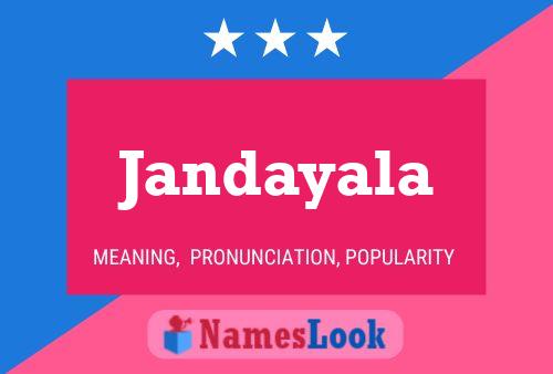 Постер имени Jandayala