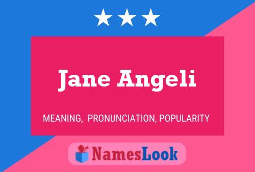 Постер имени Jane Angeli