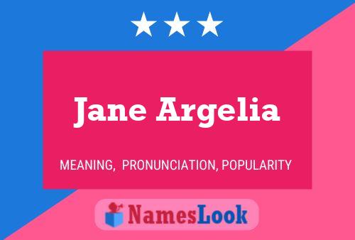 Постер имени Jane Argelia