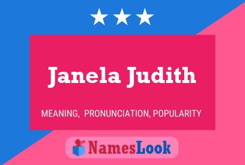 Постер имени Janela Judith