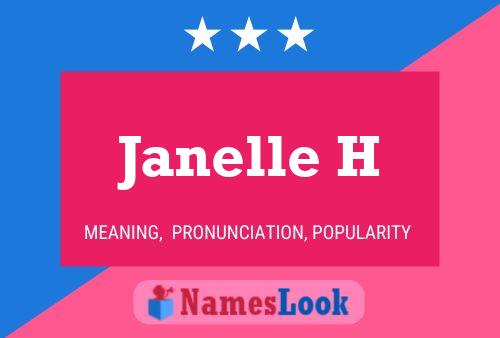 Постер имени Janelle H