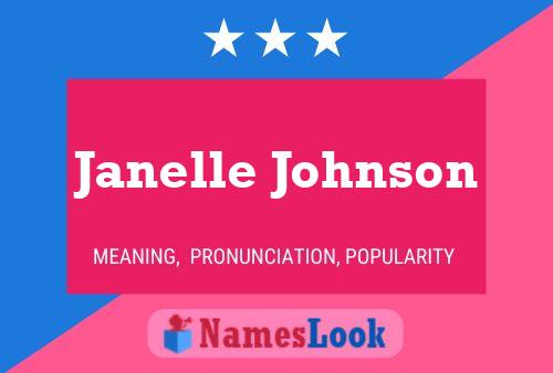 Постер имени Janelle Johnson