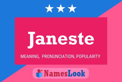 Постер имени Janeste