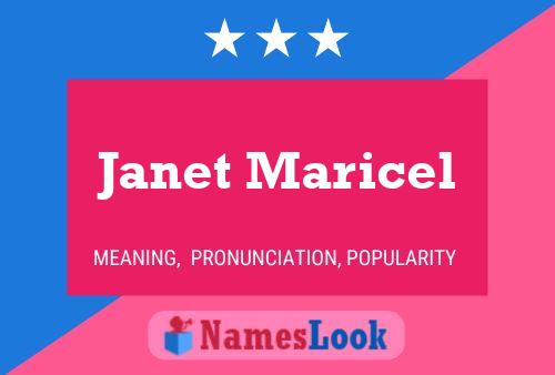 Постер имени Janet Maricel