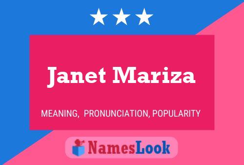 Постер имени Janet Mariza