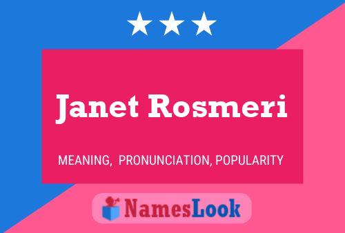 Постер имени Janet Rosmeri