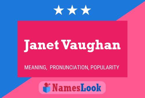 Постер имени Janet Vaughan