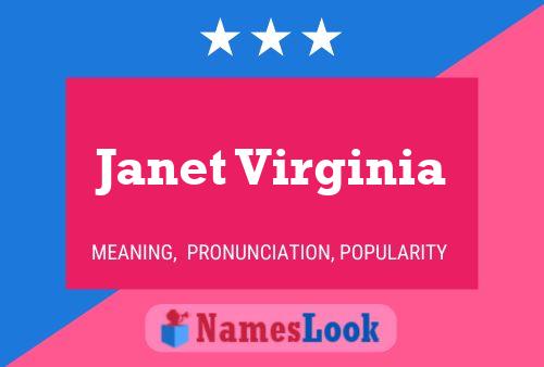 Постер имени Janet Virginia