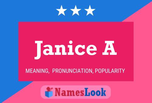 Постер имени Janice A