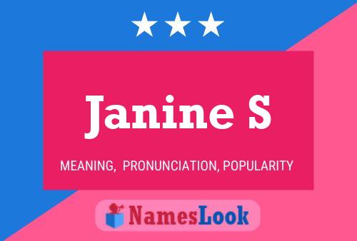 Постер имени Janine S