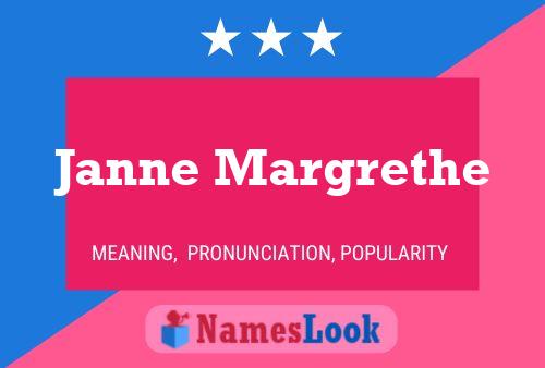 Постер имени Janne Margrethe