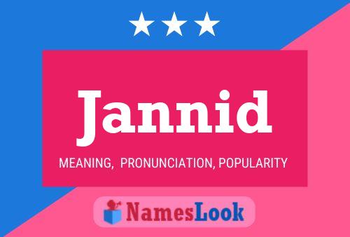 Постер имени Jannid