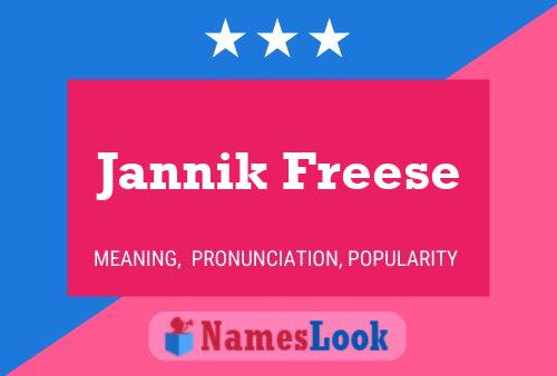 Постер имени Jannik Freese