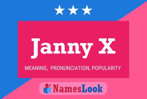 Постер имени Janny X