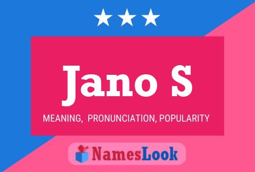 Постер имени Jano S