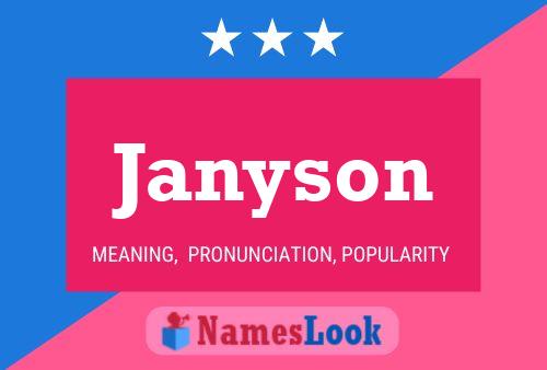 Постер имени Janyson