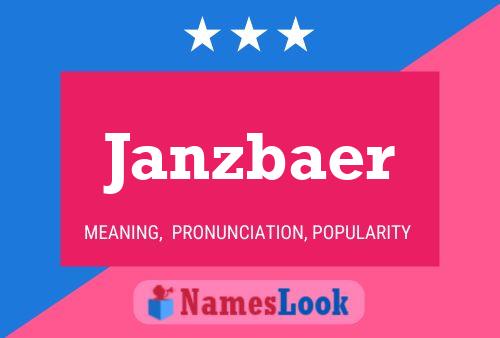 Постер имени Janzbaer