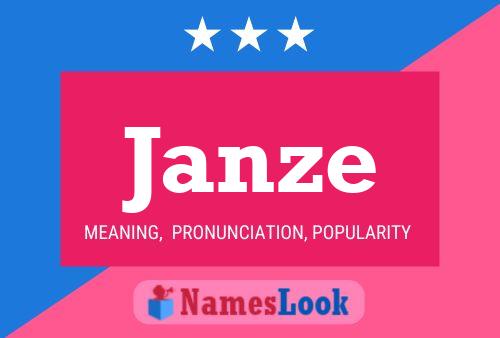 Постер имени Janze