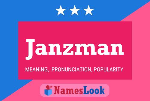 Постер имени Janzman