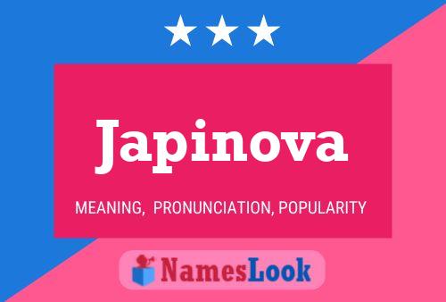 Постер имени Japinova