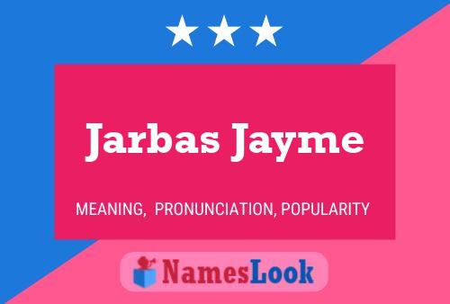 Постер имени Jarbas Jayme