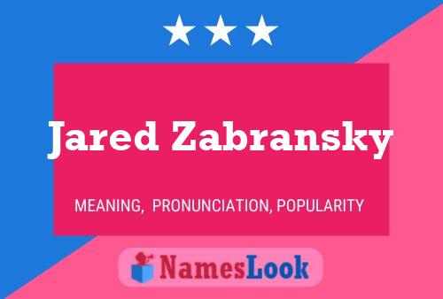 Постер имени Jared Zabransky