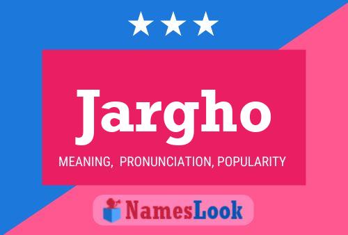 Постер имени Jargho