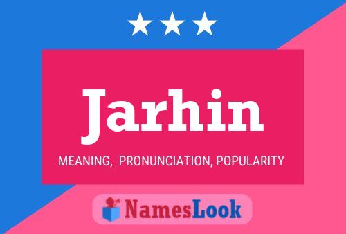 Постер имени Jarhin