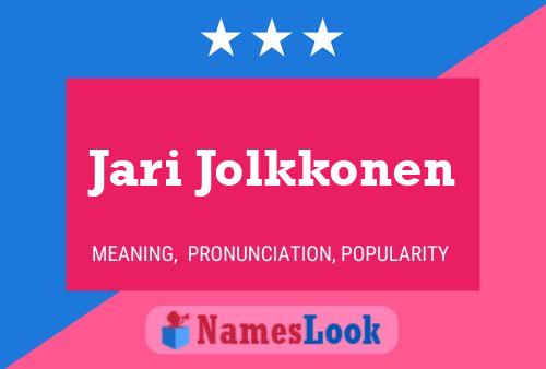 Постер имени Jari Jolkkonen