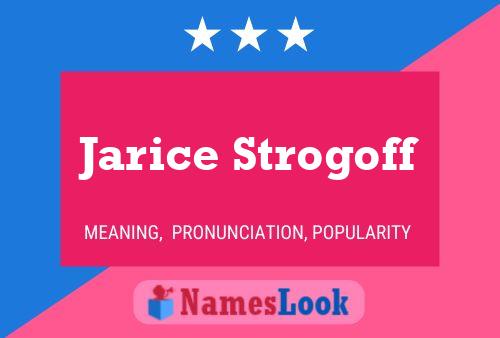 Постер имени Jarice Strogoff